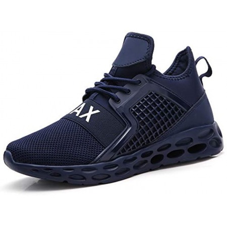 Men Sport Running Shoes Tennis Athletic Walking Sneakers Dark Blue